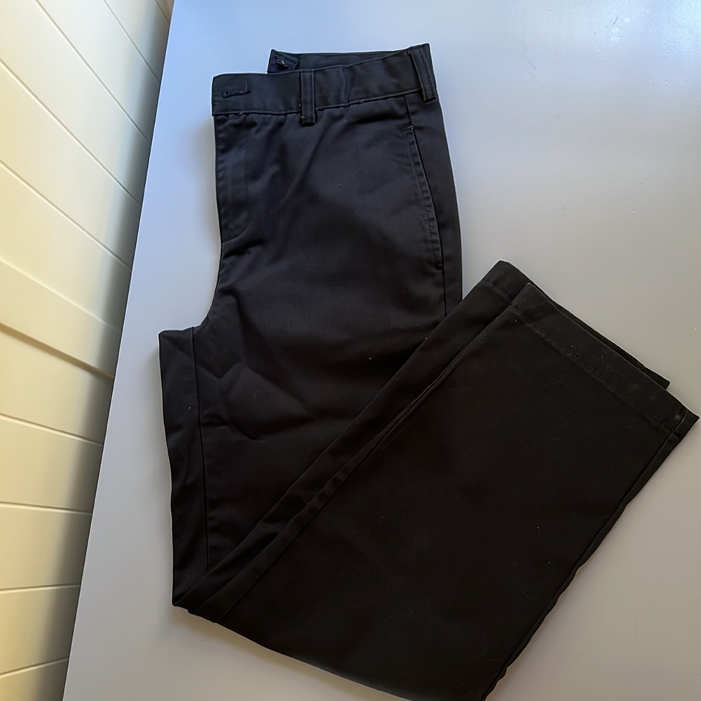 Lands End Boys Uniform Pants Navy Size 14 & 14S & 12S - Picture 7 of 9